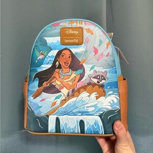 Loungefly Disney Pocahontas Meeko Riverbend Mini Backpack - New With Tags